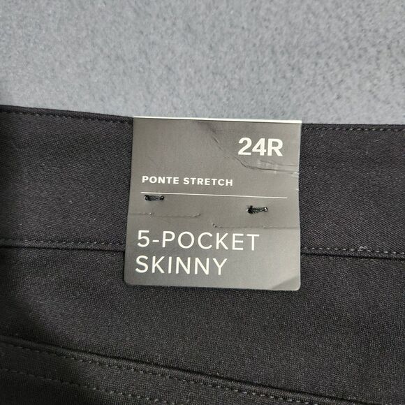 Studio By Torrid Women 24 Black Ponte Stretch 5 Pocket Skinny Pants NWT - Picture 9 of 13